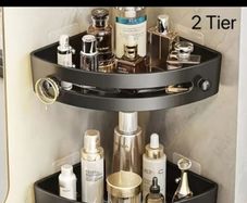 shower or bathroom corner shelf 2 piece easy installation