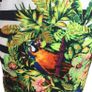 Vero Moda Ladies Black Multicoloured Floral Parrot Print Tunic Dress M Uk 12 Includes Postage Image 3