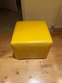 Yellow Ottoman / Footstool