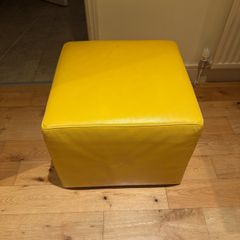 Yellow Ottoman / Footstool
