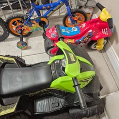 Electric Quad/Cycling bike with stabilisers/ Hog