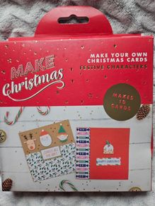 Christmas card making craft set