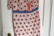 BNWT Chi Chi London Winona one shoulder lace fitted dress UK14