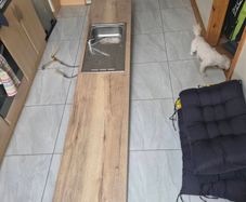 kitchen top, sink