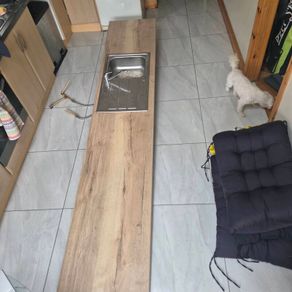 kitchen top, sink