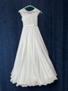 Communion Dress & skirt  hoop