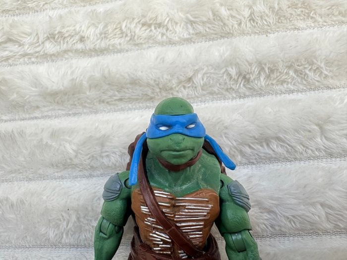 Teenage Mutant Ninja Turtles Leonardo Figure Playmates 2014 Movie TMNT approx. 13 cm. Used Please see photos