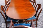 Antique dining table and chairs