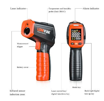 BRAND NEW Digital C/F Selection Surface Handheld Meter Pyrometer