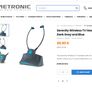 Serenity Wireless TV Headphones - Dark Gray and Blue Image 4