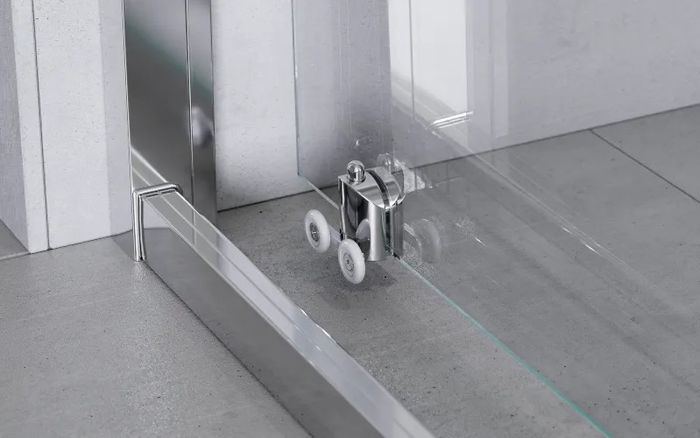 Zarya Chrome 100 Shower Door