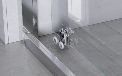 Zarya Chrome 100 Shower Door