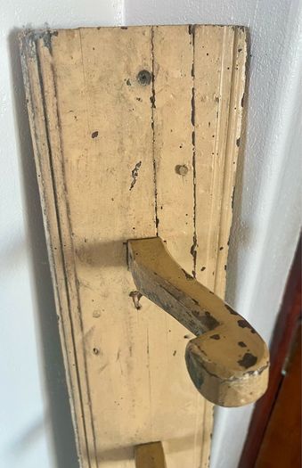 Antique Estate Made Vernacular pine Coat rack