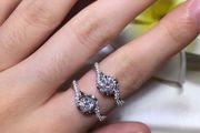 Women's silver ring