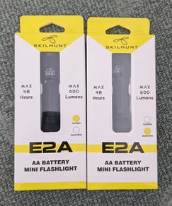 2 x Skilhunt E2A AA/14500 Flashlights 200-600 Lumens Free Post
