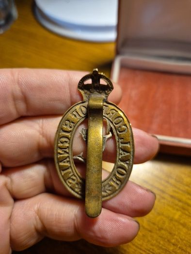 Ww2 Royal Corps Of Signals Cap Badge