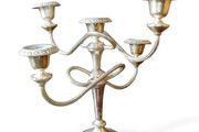 vintage 5 arm candelabra