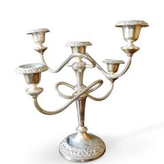 vintage 5 arm candelabra