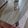 oak grey coffee table Image 2