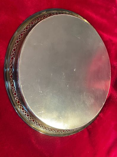 Silver plated tray