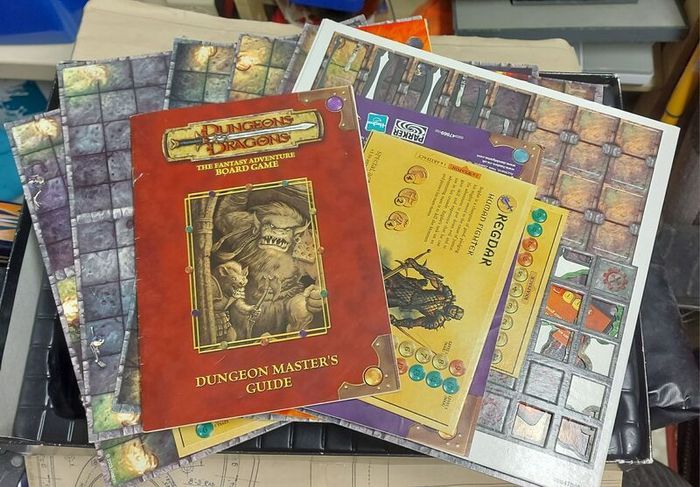 Vintage Dungeons and Dragons boardgame