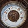 Art Nouveau Stunning Oak Aneroid Barometer Image 5