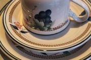 Set of 3 pieces Keltcraft By Noritake Nature Bounty Cup And Saucer with side plate