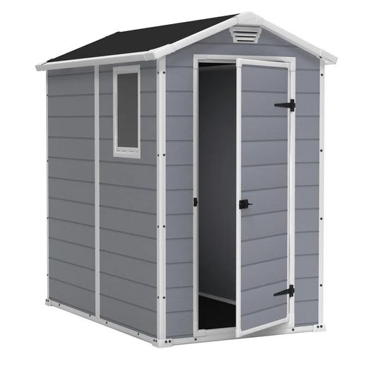 4 ft. W x 6 ft. D Apex Outdoor Garden Shed (FREE SHIPPING)