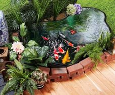 Fish Pond Liner Puncture Resistant Waterfalls Pond Edging Large Garden Pond Film for Ornamental Aquatic Backyard Underlay Membrane Black 2x2m 4x6m