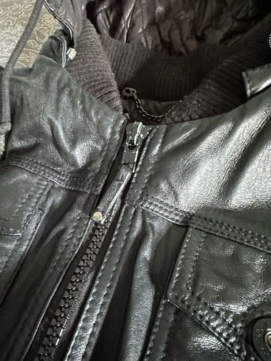 Black Faux Leather Jacket