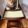 Beautiful Antique Mahogany High Chair Image 4