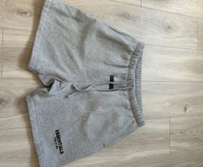 Grey essentials fear of god shorts men