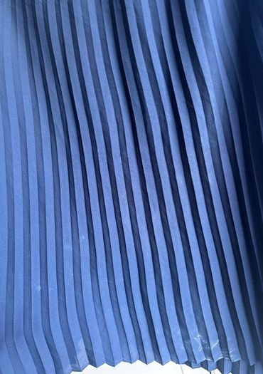 Next Pleated Midi Skirt Blue