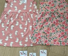 Girls dresses and hair clips