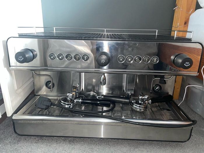 2-Group lberital IB7 Coffee Machine And Grinder
