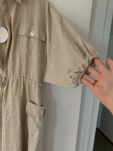 100% linen dress