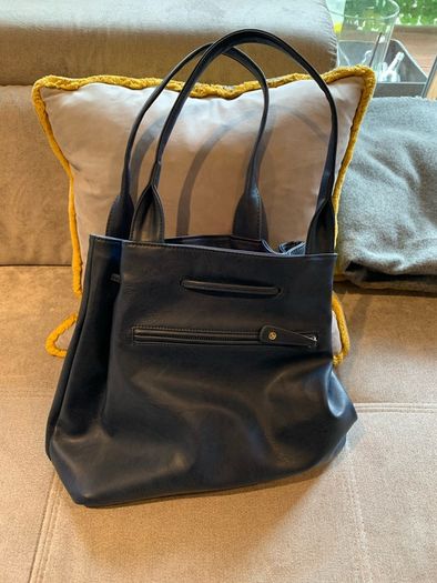 Blue Handbag - brand new Mercedes star logo