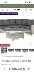 Kettler Grand Palma set with Chair