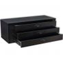 Metal Tool Chest 3 Drawers Black Image 4