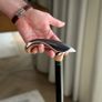 Unique Handmade Walking Stick, Whale Dolphin Handle, Never Used Image 5