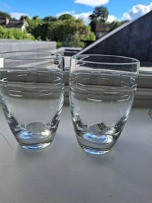 John Rocha Waterford Crystal Flow Trace tumblersx 2