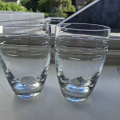 John Rocha Waterford Crystal Flow Trace tumblersx 2