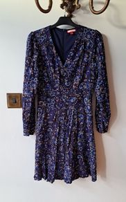 Blue paisley dress