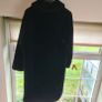Black fur coat Zara Image 4