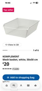 Komplement basket and rail.