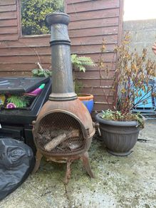 FREE outdoor wood burning fireplace