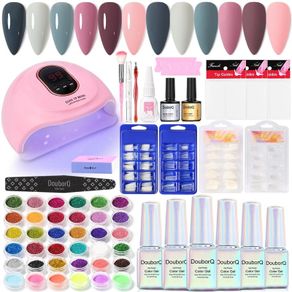 Brand New Major Dijit Candy Colors Gel Polish Kit, 60W Nail Lamp, 36PCS Nail Powder,