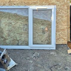 PVC  double glazed  kitchen window,