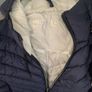 Ladies puffer jacket navy Image 2