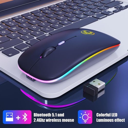 Wireless / Bluetooth Ultra Slim Mouse (Rechargable)